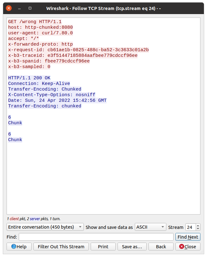 Wireshark - Filtering TCP stream